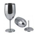 MM046 8oz Stainless Steel Barware Mug Beer Cup Wine Goblet Martini Good Quality